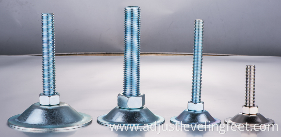 Steel Base Customized Screw Furniture Leveling Feet